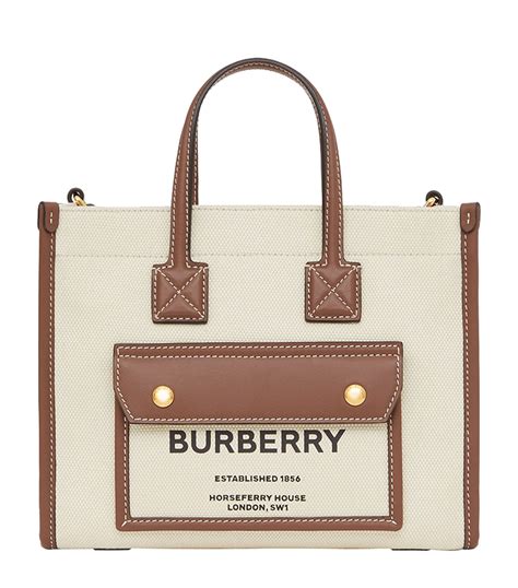 burberry tote canvas